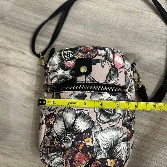 Floral Butterfly Floral Crossbody Bag - Picture 4 of 5